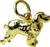 9ct Spaniel Dog charm