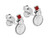 925 Snowman Earrings