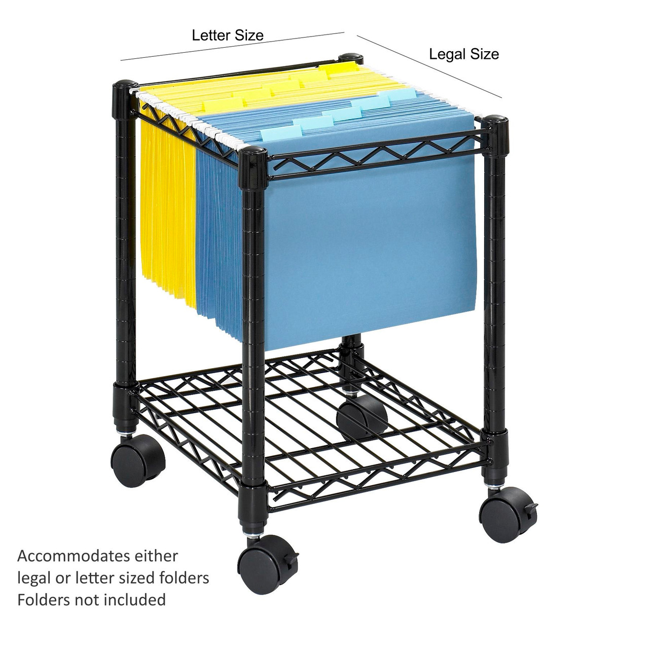 Case Cart Folder Compact Mobile File Cart | Safco Canada