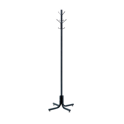 Coat Rack - 4 Double Hooks in Black 4163BL - SafcoProducts.ca