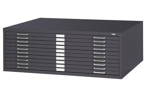 10-Drawer Steel Flat File for 30" x 42" Documents 4986BL in Black - Safco Canada 10-Drawer Steel Flat File for 30" x 42" Documents 4986BL in Black - Safco Canada