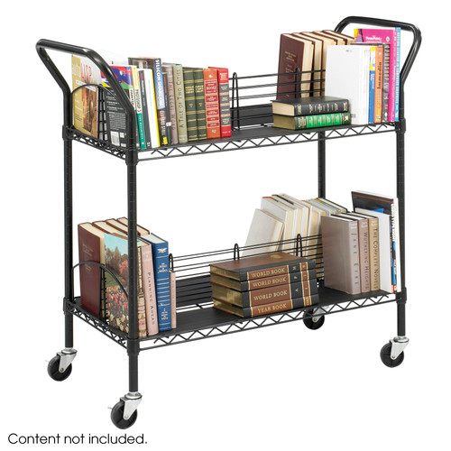 Wire Book Cart 5333BL - SafcoProducts.ca