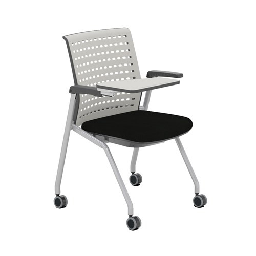 Thesis Training Chair, Static Back with Tablet KTS3SGBLK - SafcoProducts.ca