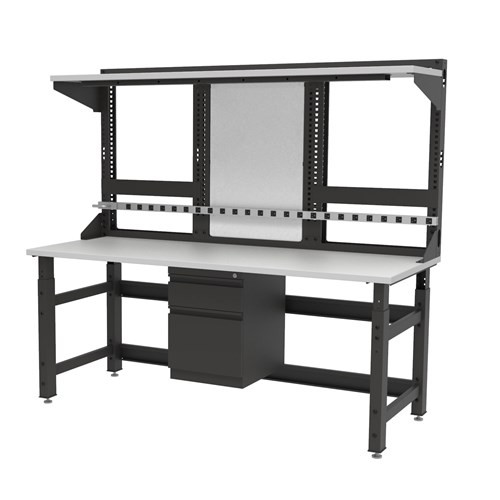 TechWorks Typical 4 72x30 adjustable workbench TWTYP4  - SafcoProducts.ca