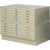 2 - 5-Drawer Steel Flat File shown on a low base - Safco Canada 2 - 5-Drawer Steel Flat File shown on a low base - Safco Canada