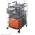 Onyx Mesh File Cart with 1 File Drawer and 2 Small Drawers 5213BL - SafcoProducts.ca