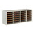 Wood Adjustable Literature Organizer, 24 Compartment 9423GR - SafcoProducts.ca