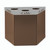 Trifecta 38"H Base 9553CN Chestnut Brow - Safco Canada