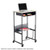 AlphaBetter Adjustable-Height Stand-Up Desk, 28 x 20" Premium Top, Book Box and Swinging Footrest Bar 1204 - Safco Products Canada