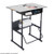 AlphaBetter 1209GR Adjustable-Height Stand-Up Desk, 36 x 24" Premium or Dry Erase Top, Book Box and Swinging Footrest Bar 1209 - Safco Products Canada