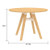 Resi Sitting-Height Table measurements - SafcoProducts.ca