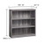 Aberdeen Series 3-Shelf, Bookcase in Gray Steel AB3S36LGS  - SafcoProducts.ca