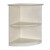 Medina 2-Shelf Quarter Round Bookcase MVBQ2TSS side - Safco Products Canada