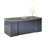 CSII Bow Front Desk B/B/F 39" D C1971 - SafcoProducts.ca