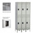 Metal Locker Double Tier 3 Column 5526GR Features - Safco Canada
