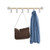Resi Coat Wall Rack 6 Hooks Propped  - SafcoProducts.Ca