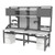 Typical #13  Height Adjustable Workbench 30" x 96" - SafcoProducts.ca