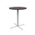 Jurni Bistro Table with 36" Round Top 42" H in Columbian Walnut