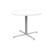 Jurni Café Table with 42" Round Top 29"H in Designer White