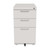 Ready Free Standing Pedestal File Cabinet Front with silver Modern Pull  Mist - Safco Canada