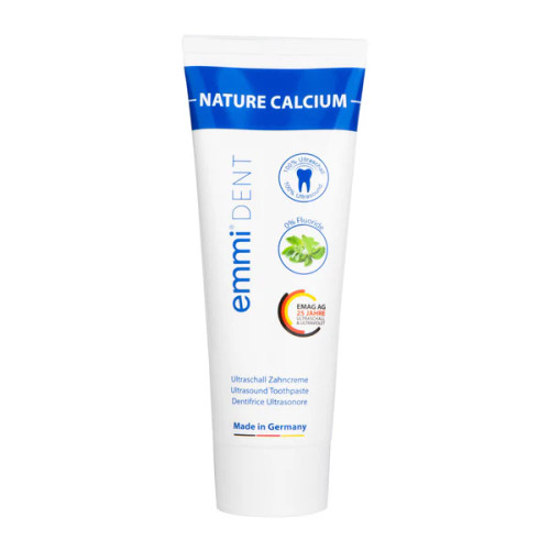 Emmi-dent Toothpaste Nature Calcium / Fluoride free / Gluten free / With Calcium 75ml - LOW STOCK Emmi-dent Toothpaste Nature Calcium / Fluoride free / Gluten free / With Calcium 75ml - LOW STOCK