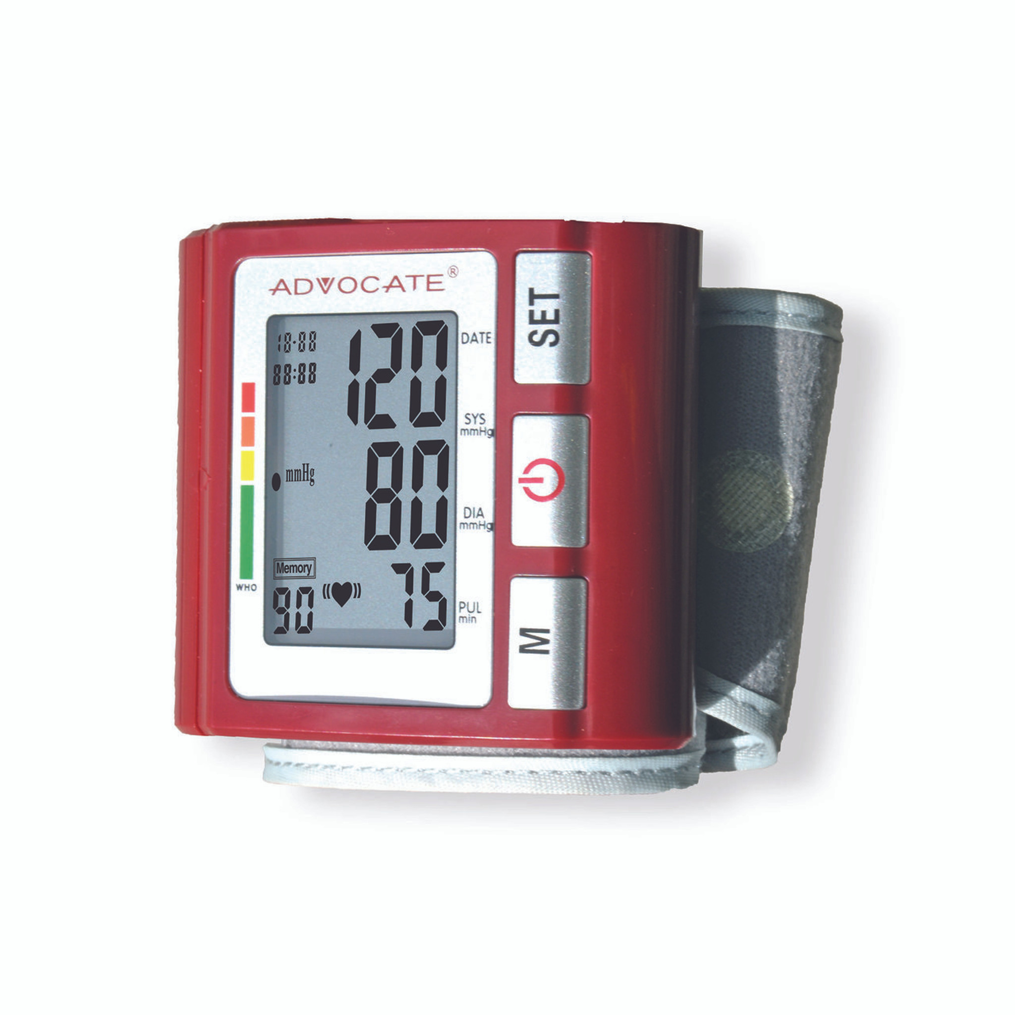Fleming Supply Adjustable Digital Wrist Blood Pressure Monitor With  Carrying Case : Target