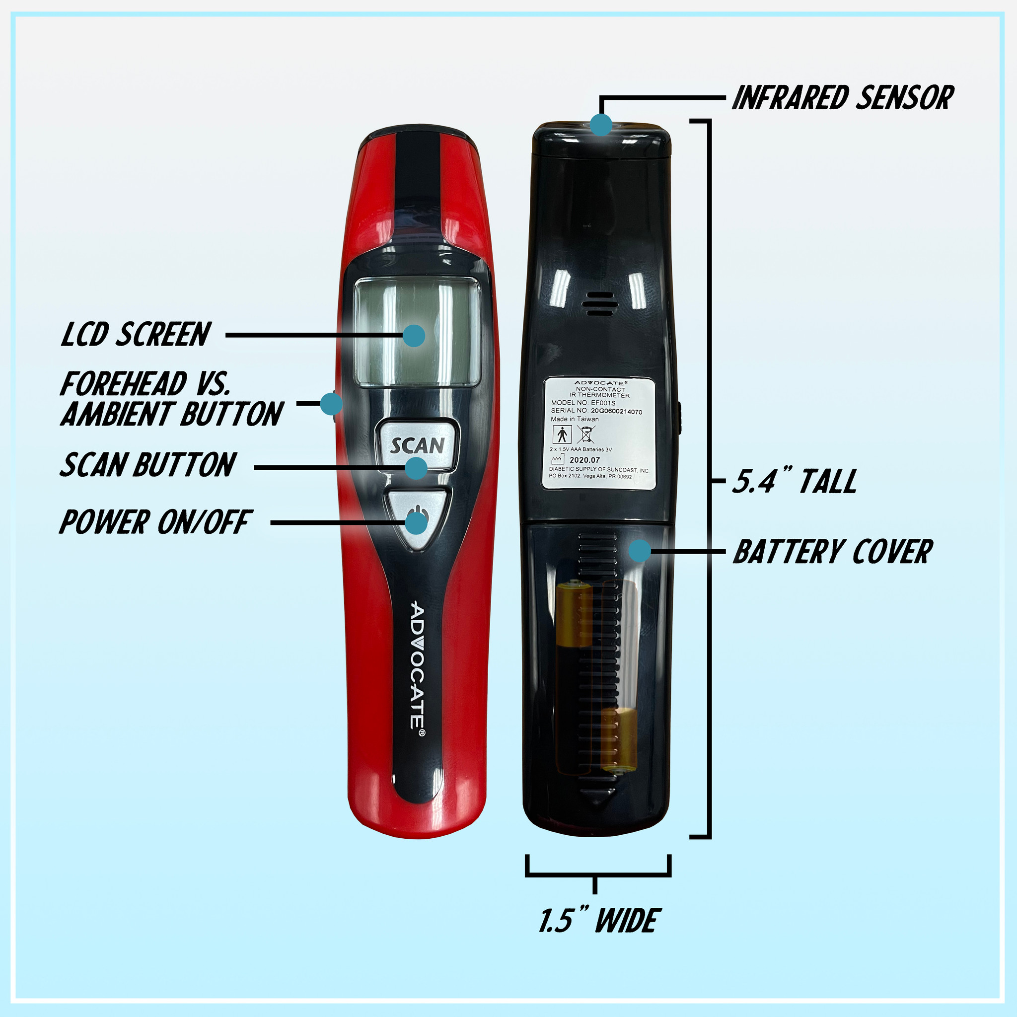 Talking Inside/Outside Thermometer - Editmicro
