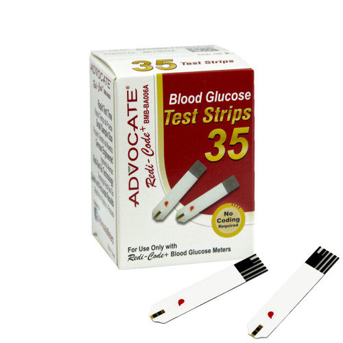 Advocate Redi-Code Plus Test Strips 35ct/bx (894046001875)