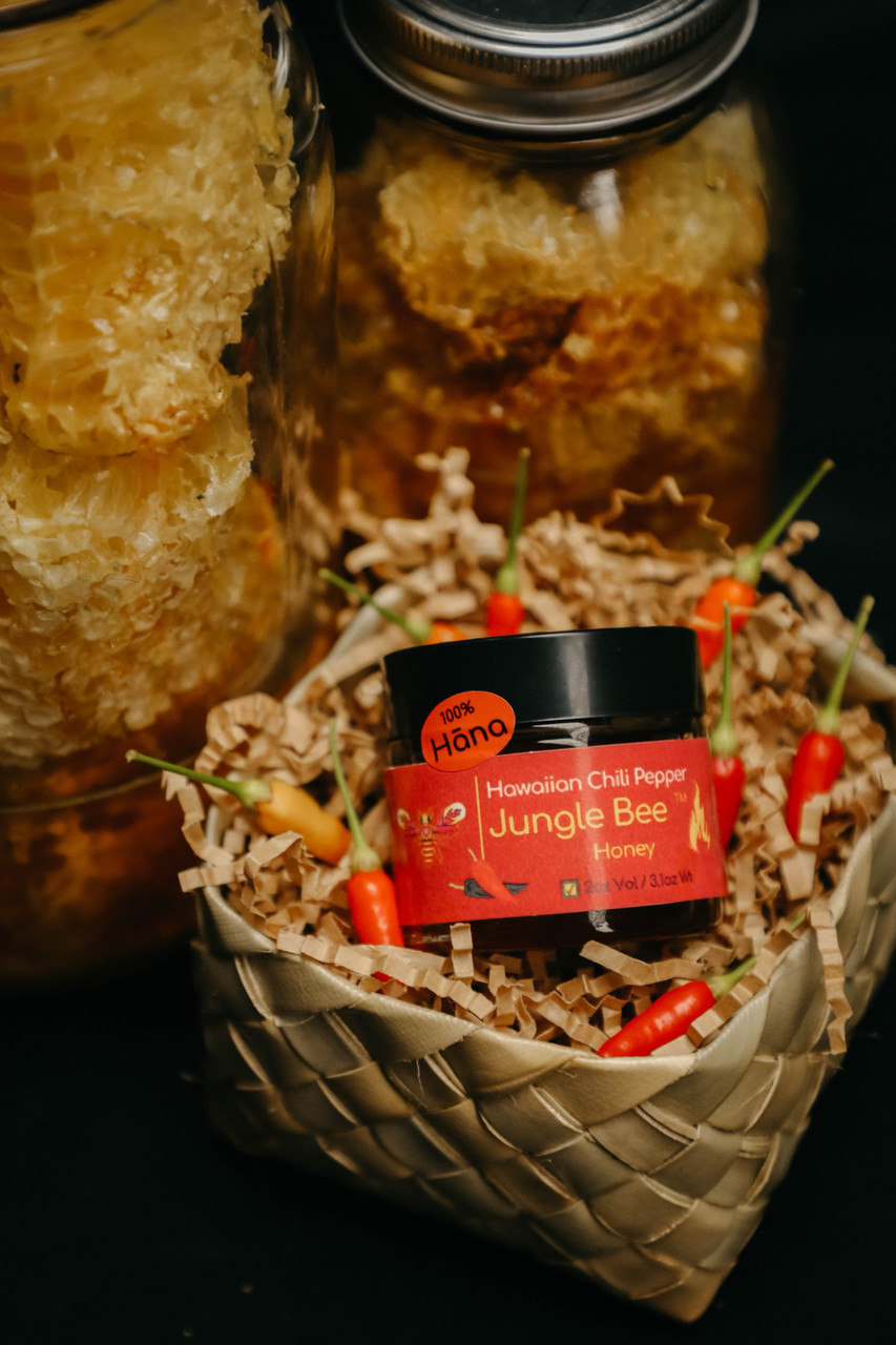 Hawaiian Chili Pepper Jungle Bee Organic Honey (2oz) - Hana