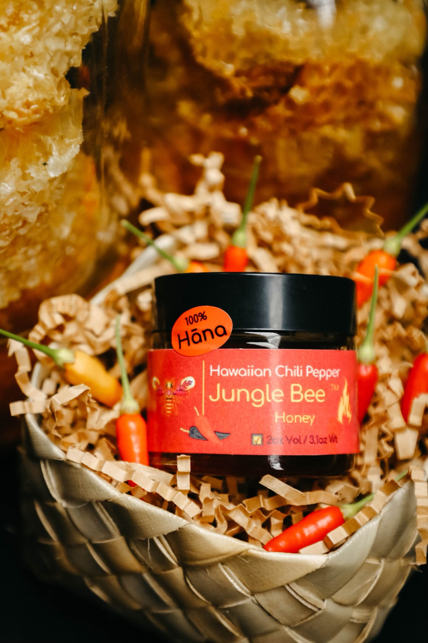 Hawaiian Chili Pepper Jungle Bee Organic Honey (2oz) - Hana