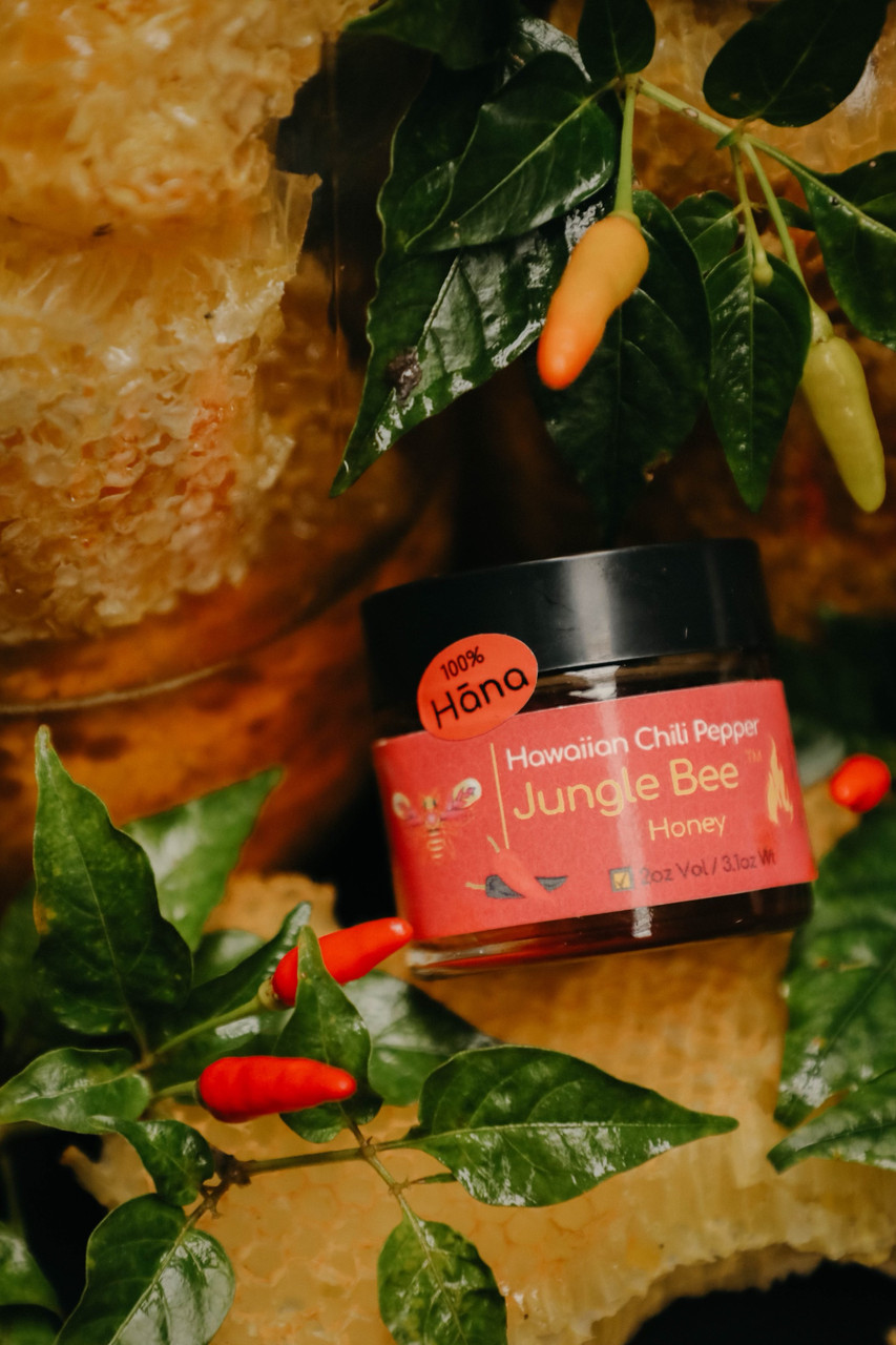 Hawaiian Chili Pepper Jungle Bee Organic Honey (2oz) - Hana
