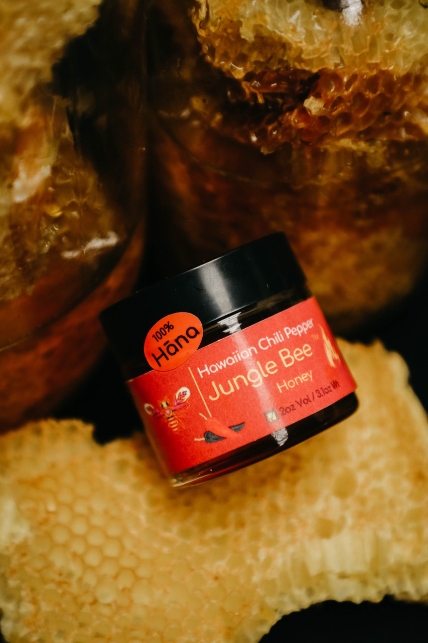 Hawaiian Chili Pepper Jungle Bee Organic Honey (2oz) - Hana