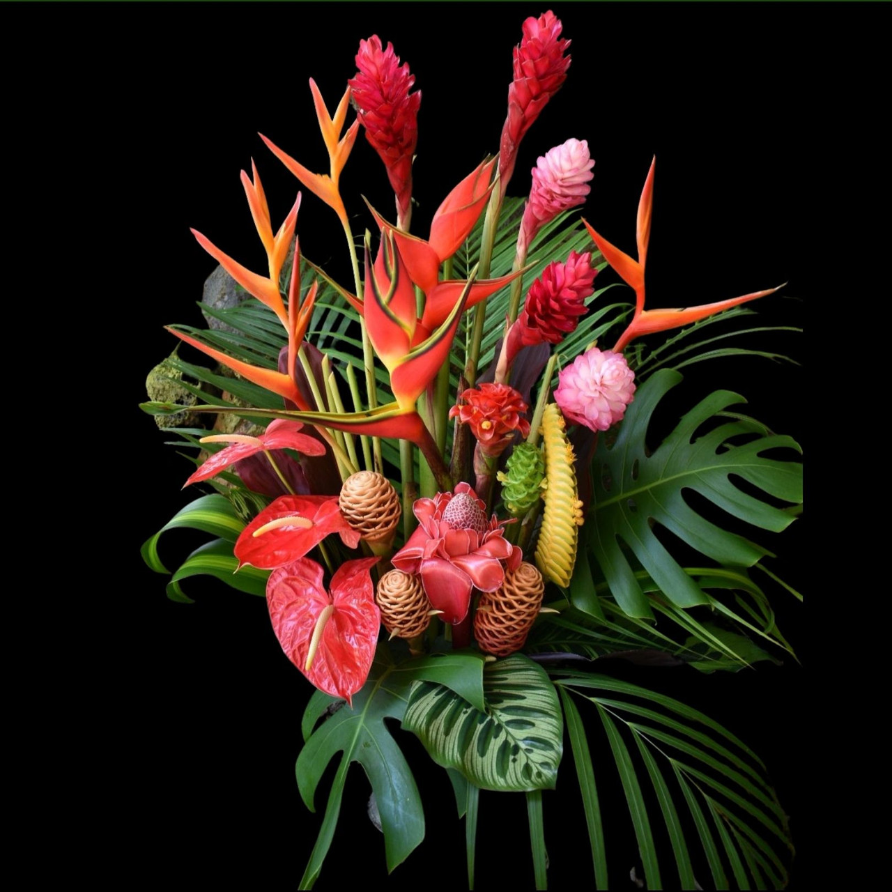 Tropical shop flower bouquets