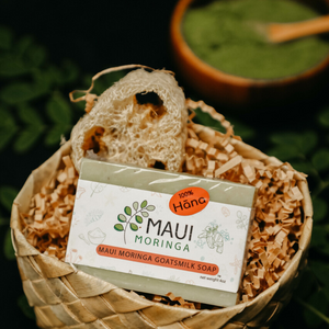 Moringa Soap with Loofah Gift Pack Moringa Soap with Loofah Gift Pack