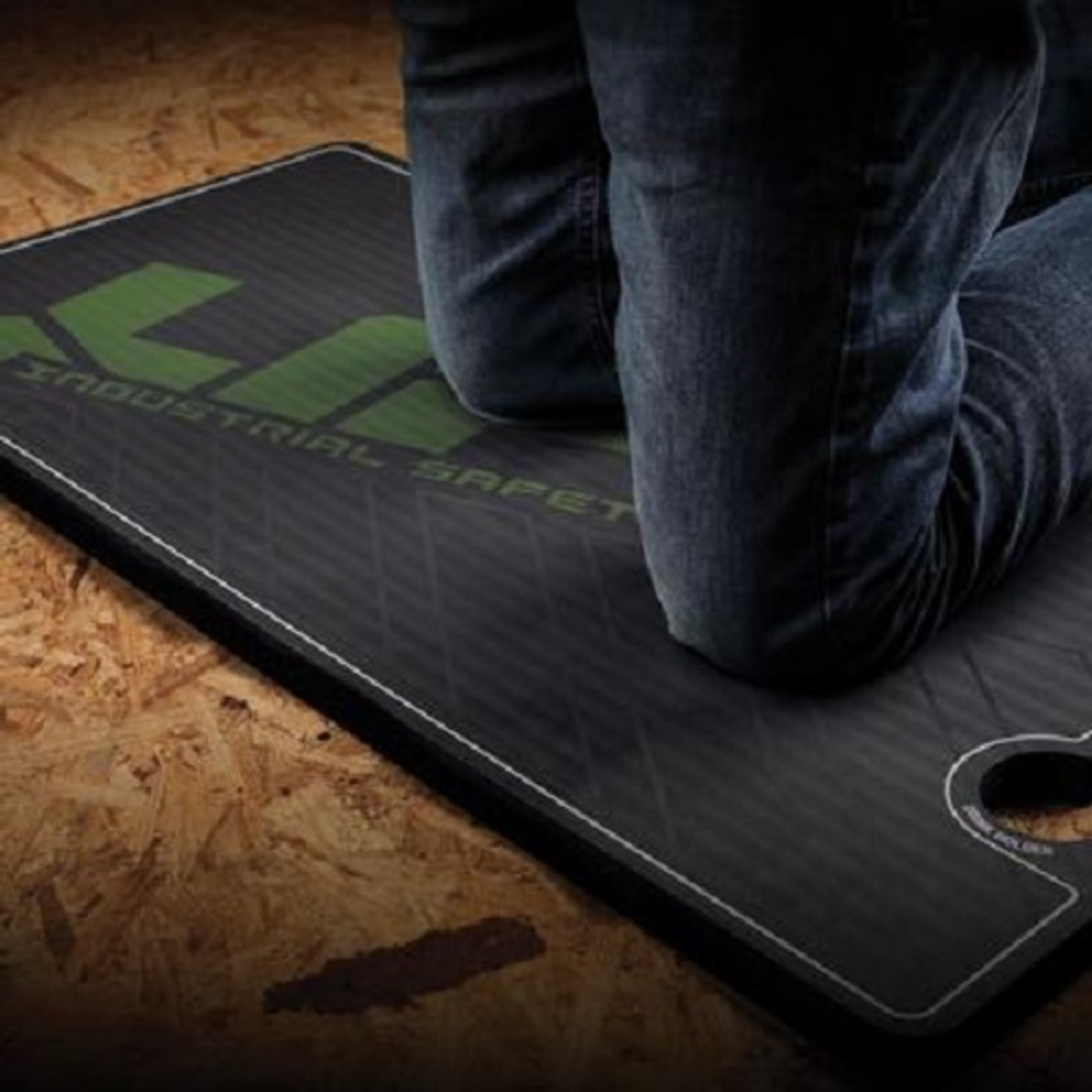 The Kneeling Mat is made of medium density closed cell polyurethane foam, and provides excellent shock absorption and cushioning. The mat reduces knee fatigue and joint discomfort while kneeling.