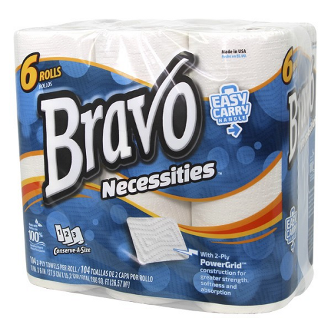 These economical paper towels are the perfect workhorse for day to day household chores, spills, and messes these unique 2-Ply PowerGrid design offers greater absorbency, softness, strength and reliability.