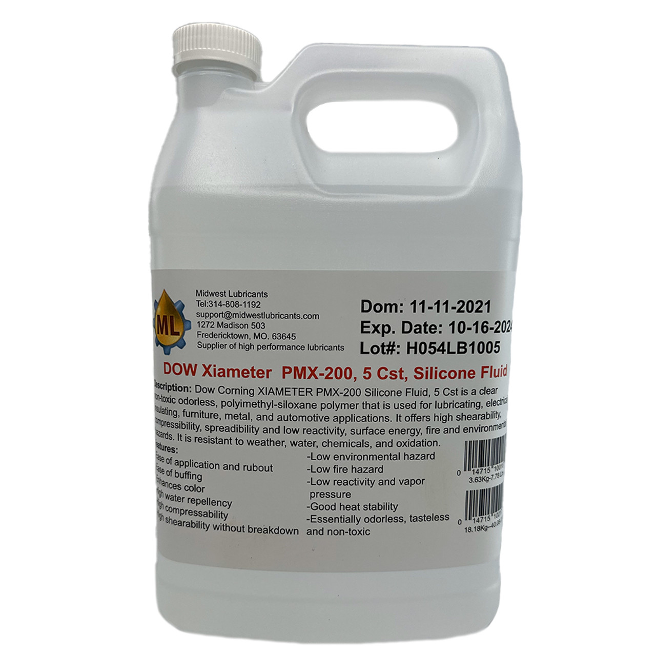 Dow Xiameter PMX200 - 5 Centistoke Silicone Fluid