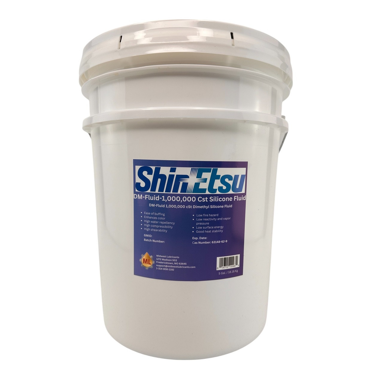 Shin Etsu DM-Fluid 1,000,000 cSt Silicone Fluid