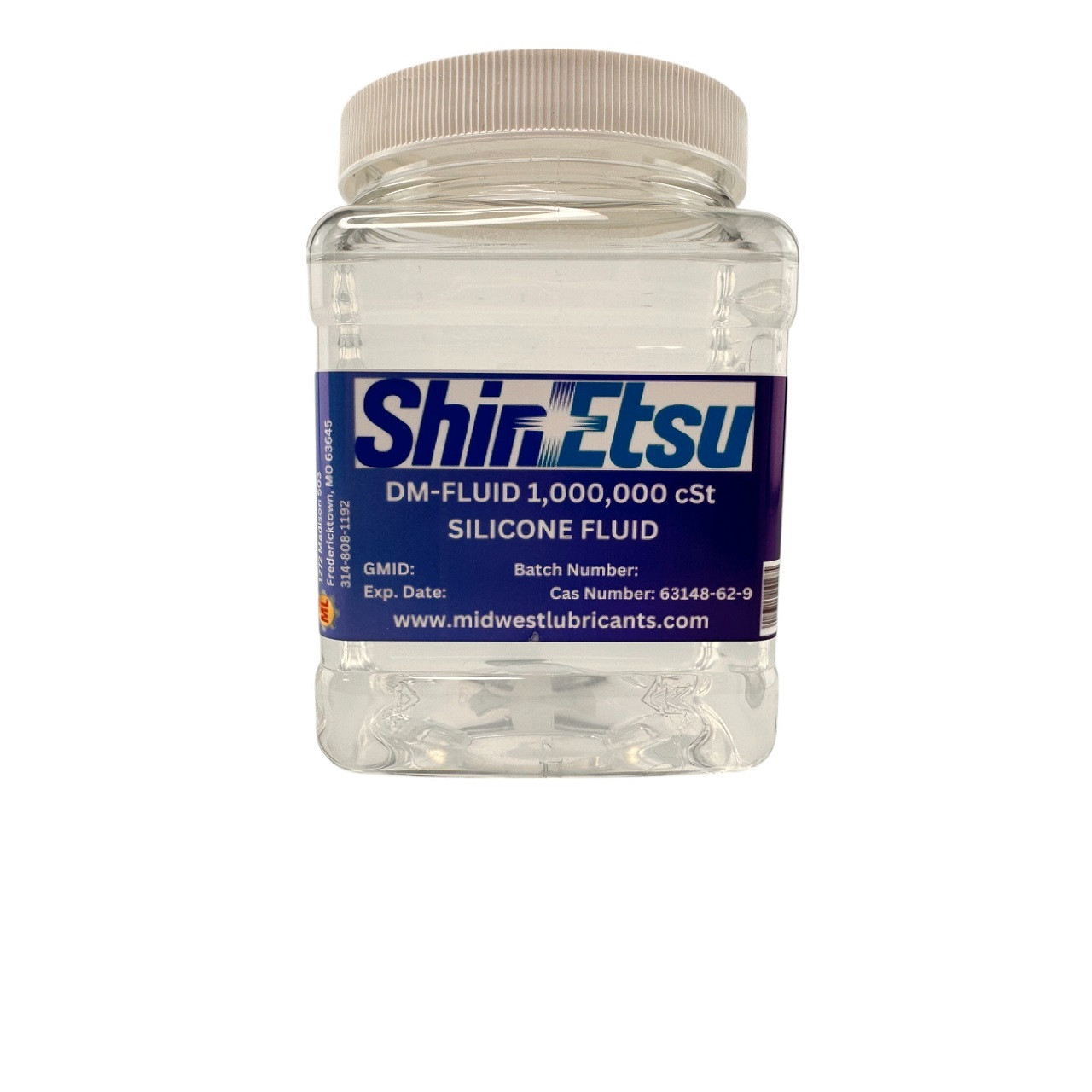 Shin Etsu DM-Fluid 1,000,000 cSt Silicone Fluid