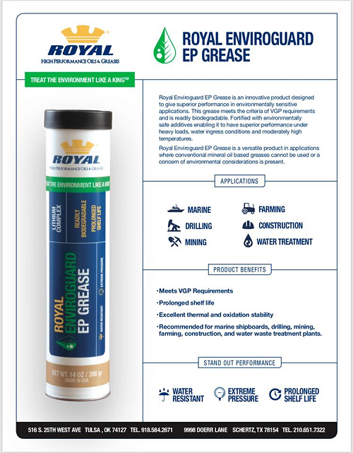 Royal Enviroguard Curve Rail Grease