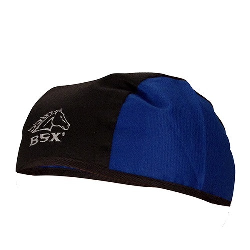 BSX® Cotton Beanie, Black/Royal Blue BSX® Cotton Beanie, Black/Royal Blue