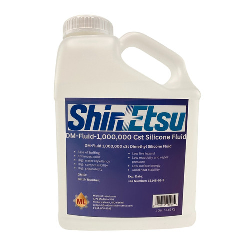 Shin Etsu DM-Fluid 1,000,000 cSt Silicone Fluid Shin Etsu DM-Fluid 1,000,000 cSt Silicone Fluid
