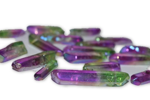 Purple and Green Multi Colored Angel Aura -