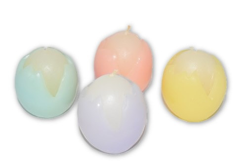 Candle Eggs Colored Pack -