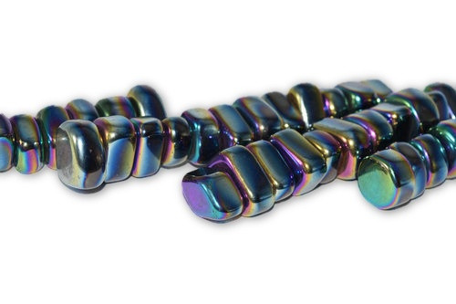 Electroplated Magnetic Hematite Crystal Tumbled -