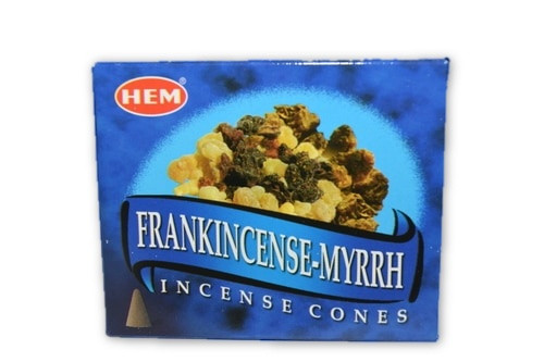 Frankincense & Myrr- Incense Cone Pack- 10 Cones