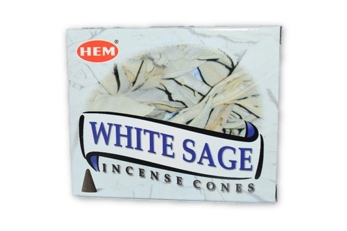 White Sage- Incense Cone Pack- 10 Cones