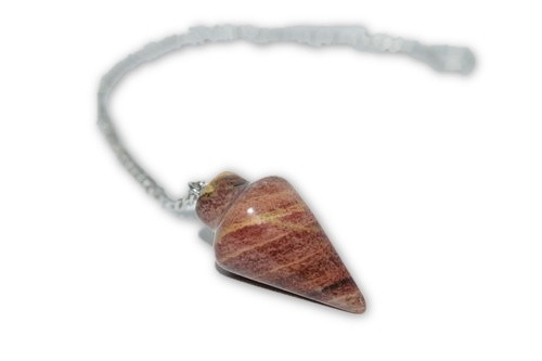 Red Jasper Crystal Pendulum-