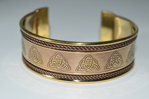 Triquetra Copper Bracelet