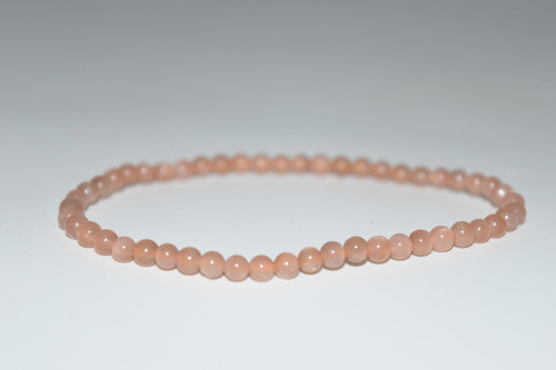 4mm Pink Moonstone Bracelet